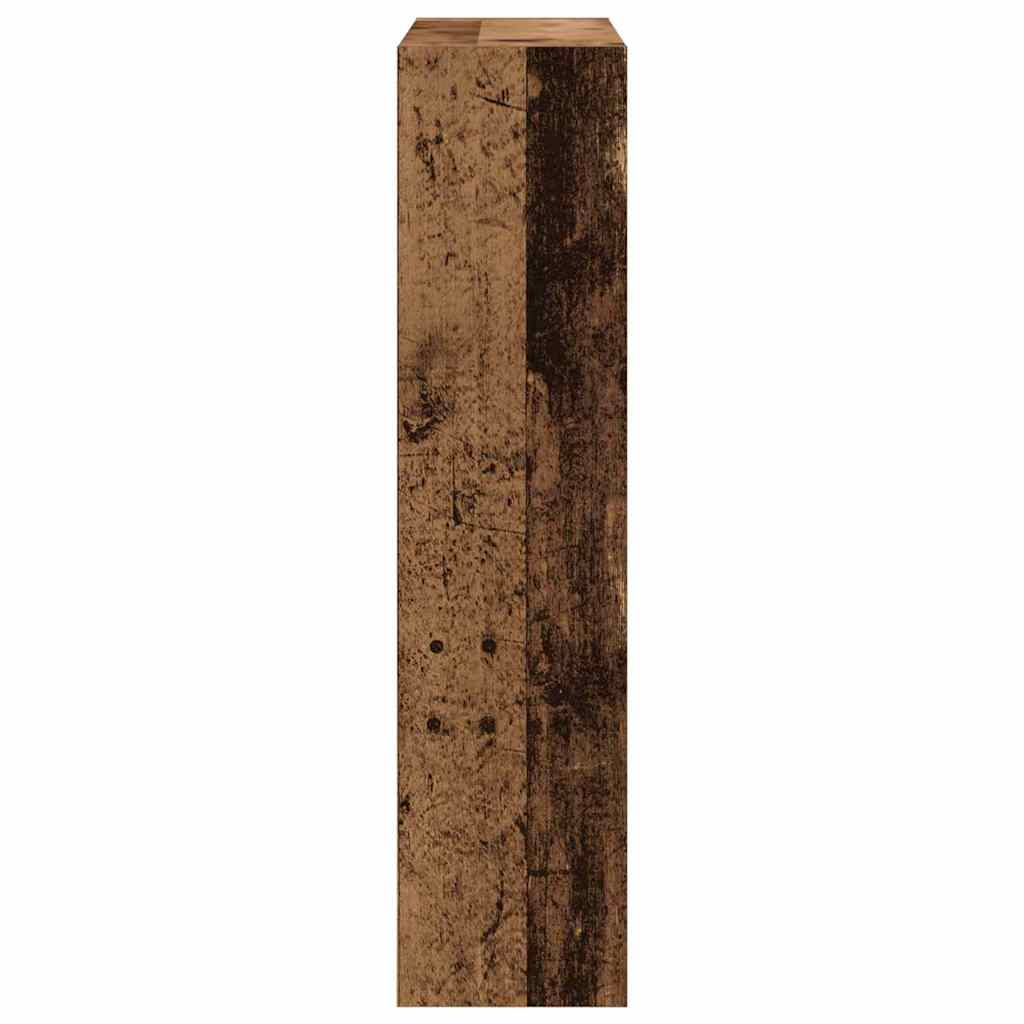 Schuhschrank mit Regal Altholz 80 x 21 x 87,5 cm Holzwerkstoff