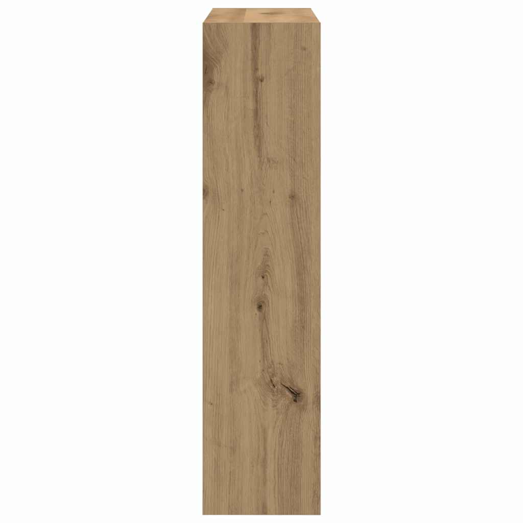 Schuhschrank Geräucherte Eiche 80 x 21 x 87,5 cm Holzwerkstoff
