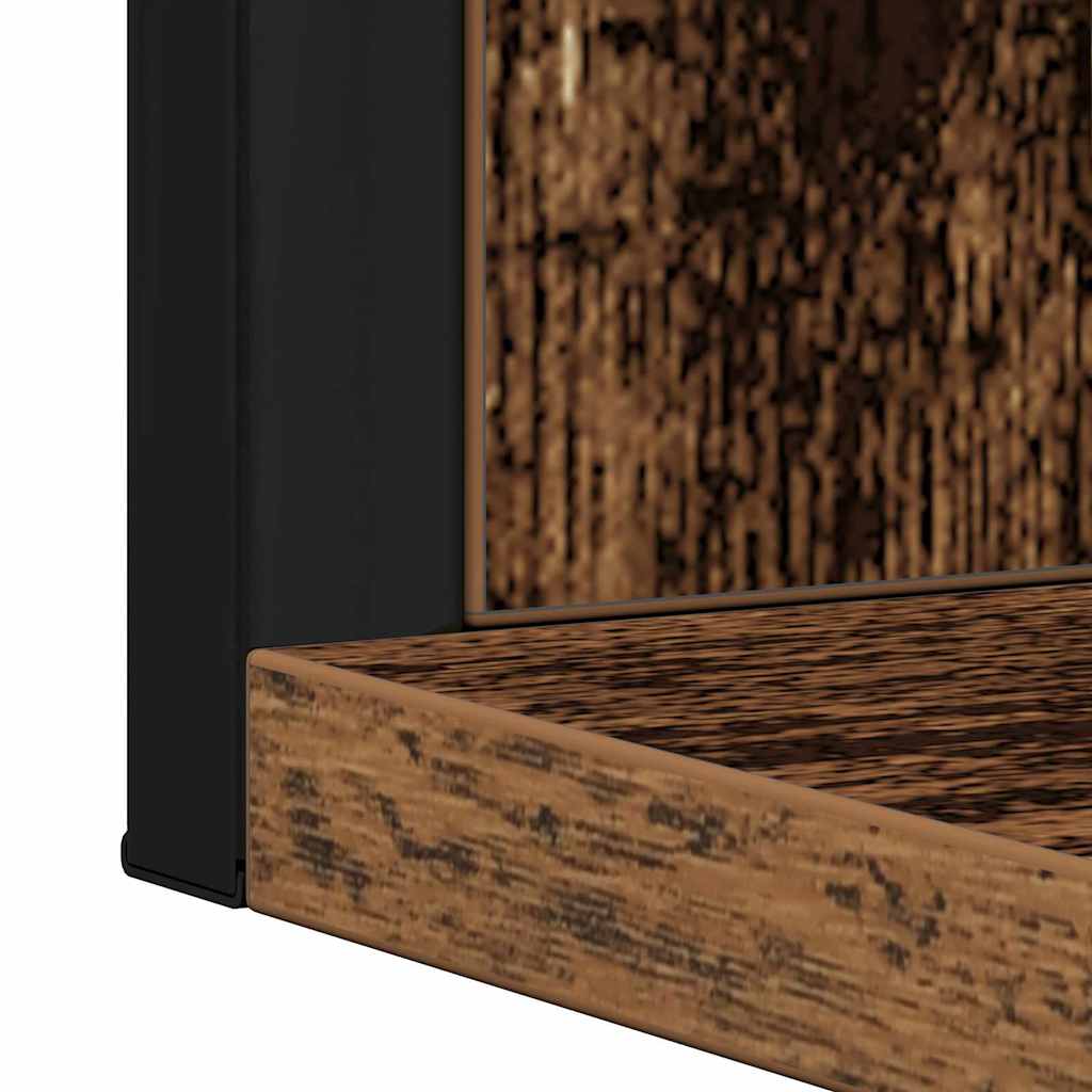 Spiegel Altholz 50 x 12 x 60 cm Glas und engineered Holz
