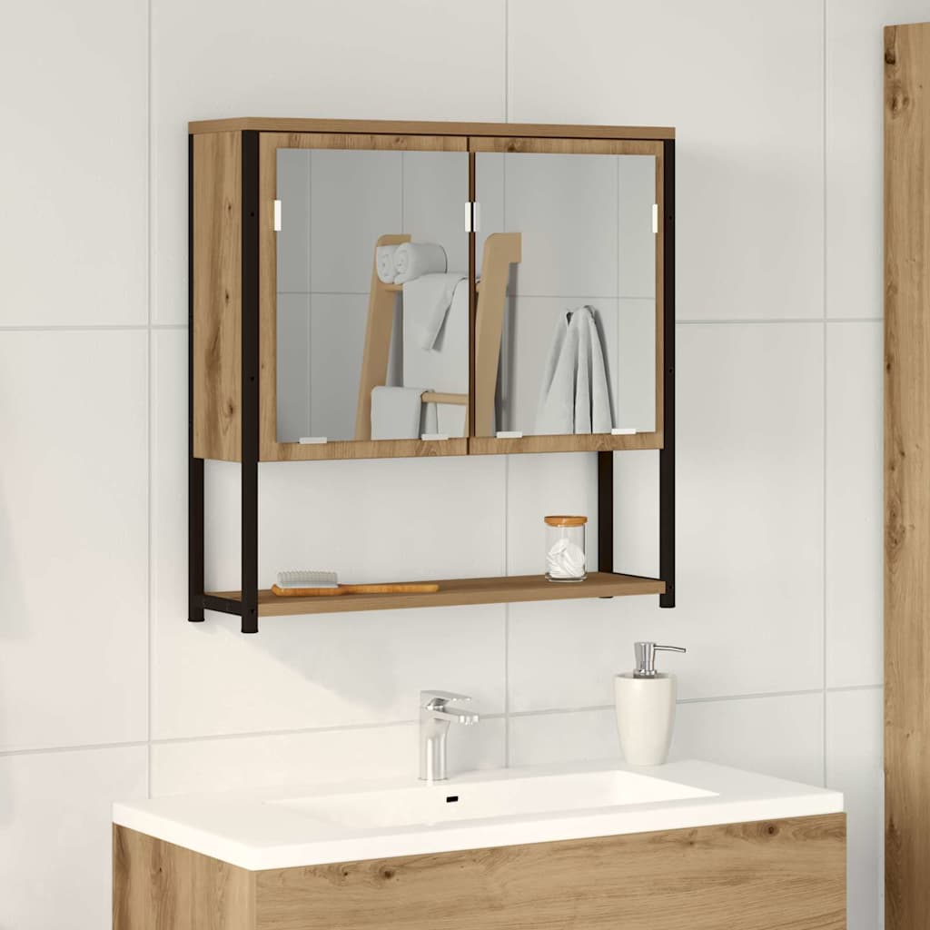 Spiegelschrank Artisan-Eiche 60 x 16 x 60 cm Holzwerkstoff