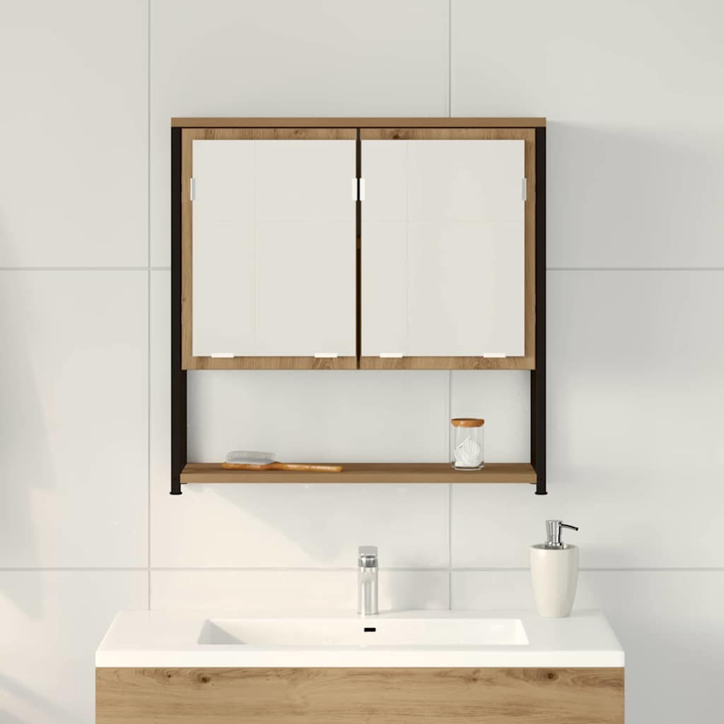 Spiegelschrank Artisan-Eiche 60 x 16 x 60 cm Holzwerkstoff