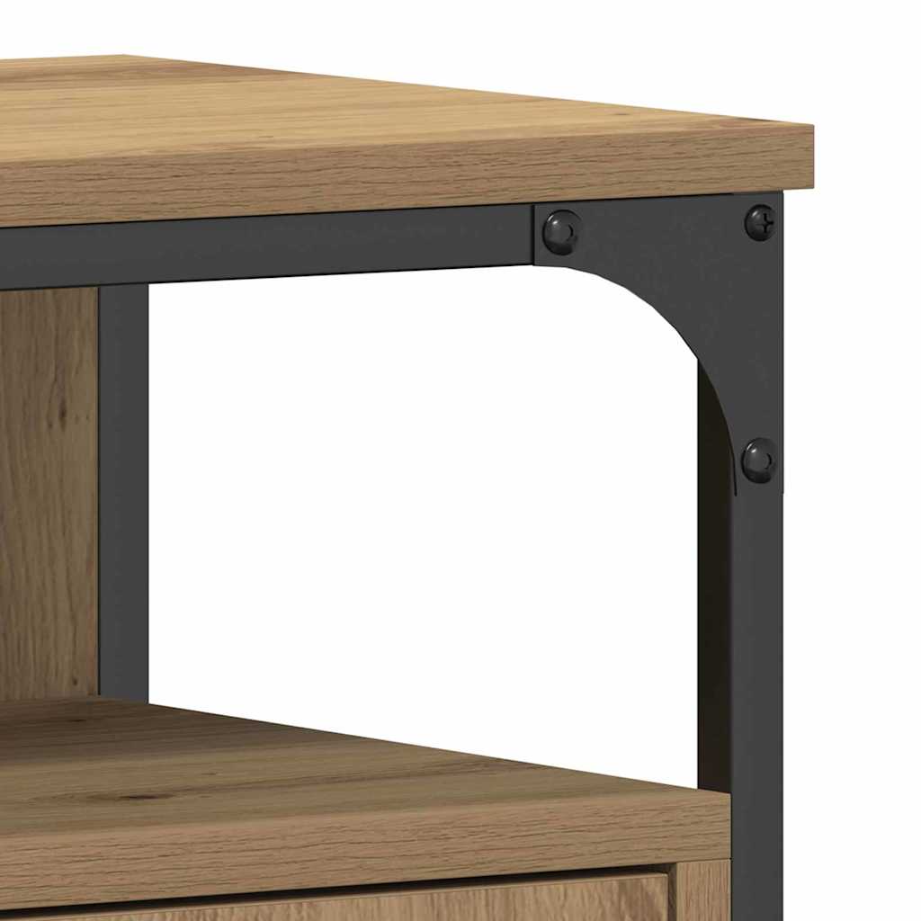 Waschbeckenschrank Artisan-Eiche 80 x 30 x 60 cm Holzwerkstoff