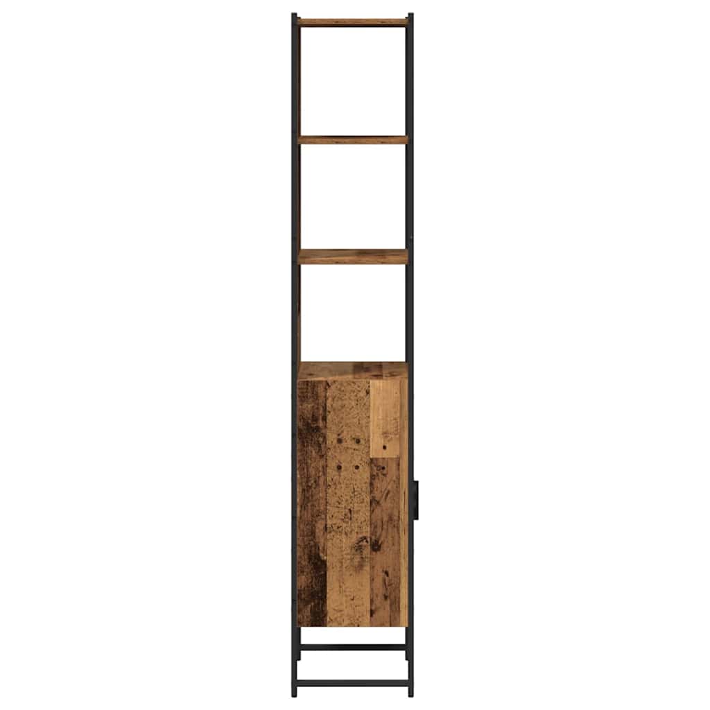 Badezimmerschrank Altholz 33 x 33 x 185,5 cm Holzwerkstoff