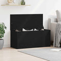 Aufbewahrungsbox Schwarz Eichen-Optik 100 x 42 x 46 cm