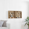 Vitrine mit Regal Artisan-Eiche 100 x 8,5 x 50 cm Holzwerkstoff