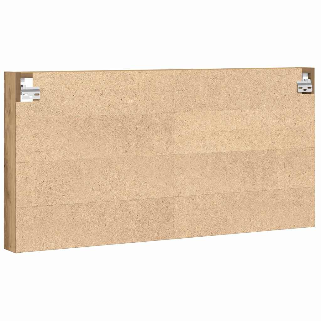 Vitrine mit Regal Artisan-Eiche 100 x 8,5 x 50 cm Holzwerkstoff