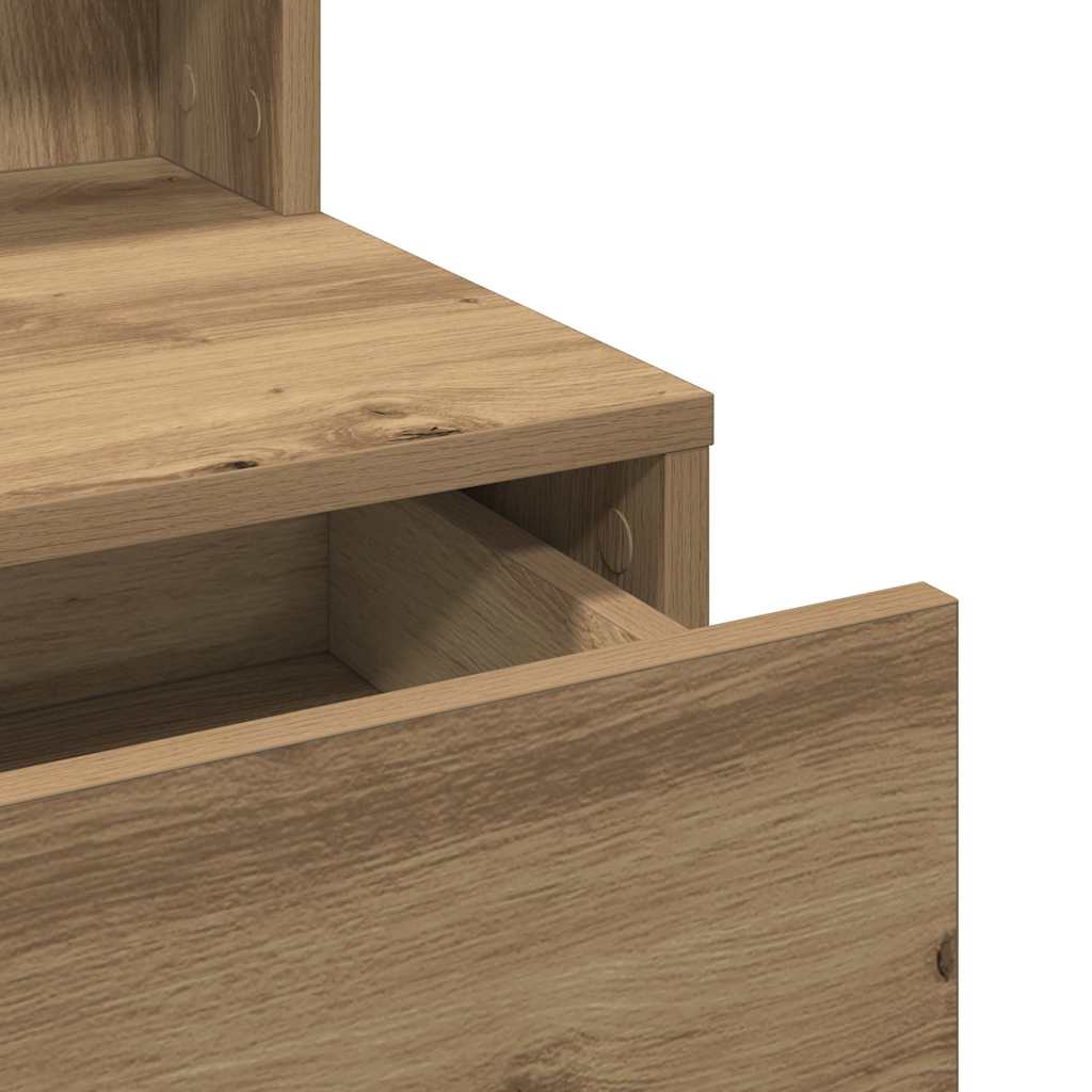 Schminktisch Artisan-Eiche 80 x 41 x 144,5 cm Holzwerkstoff