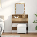 Schminktisch Artisan-Eiche 80 x 41 x 144,5 cm Holzwerkstoff