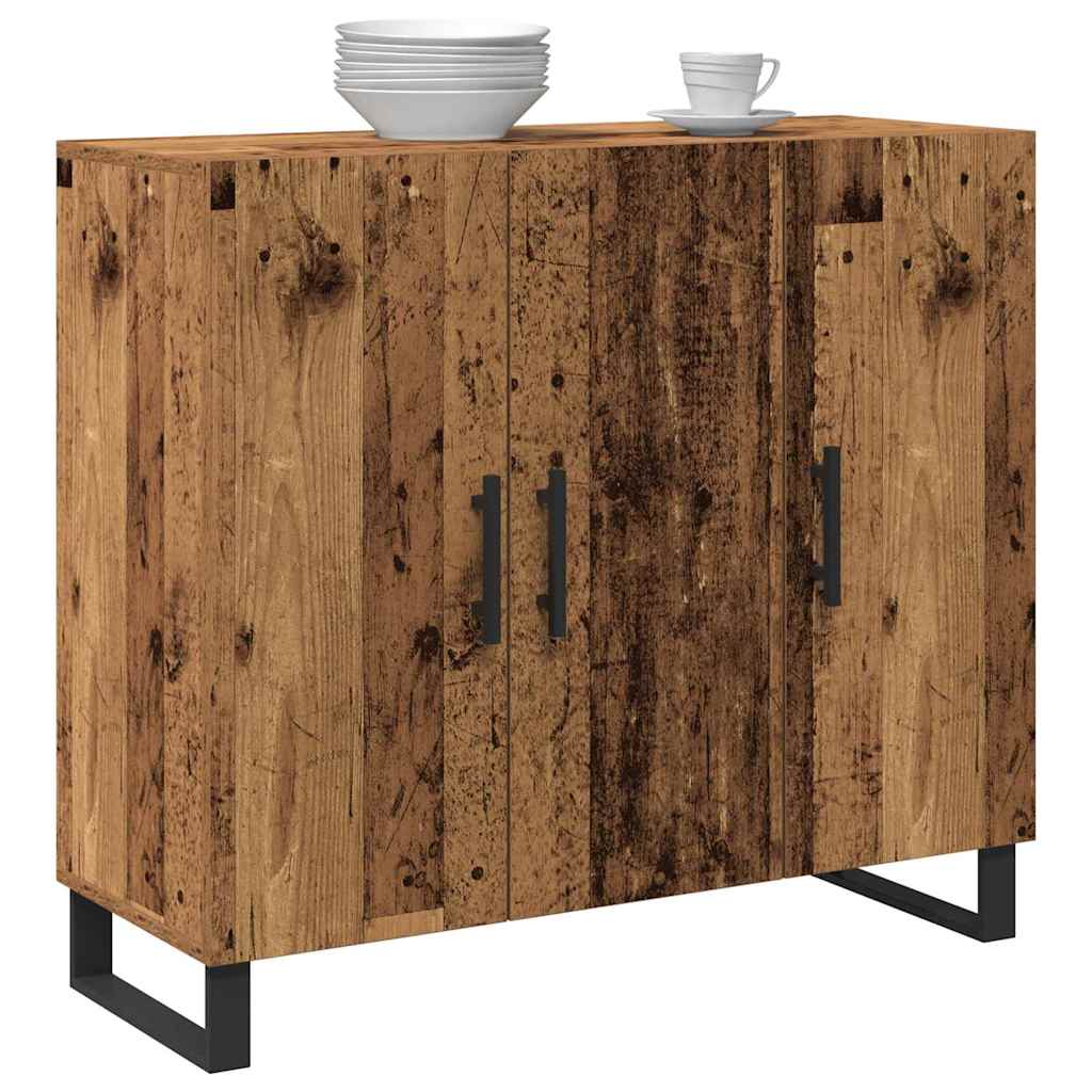 Sideboard Altholz 90 x 34 x 80 cm Holzwerkstoff