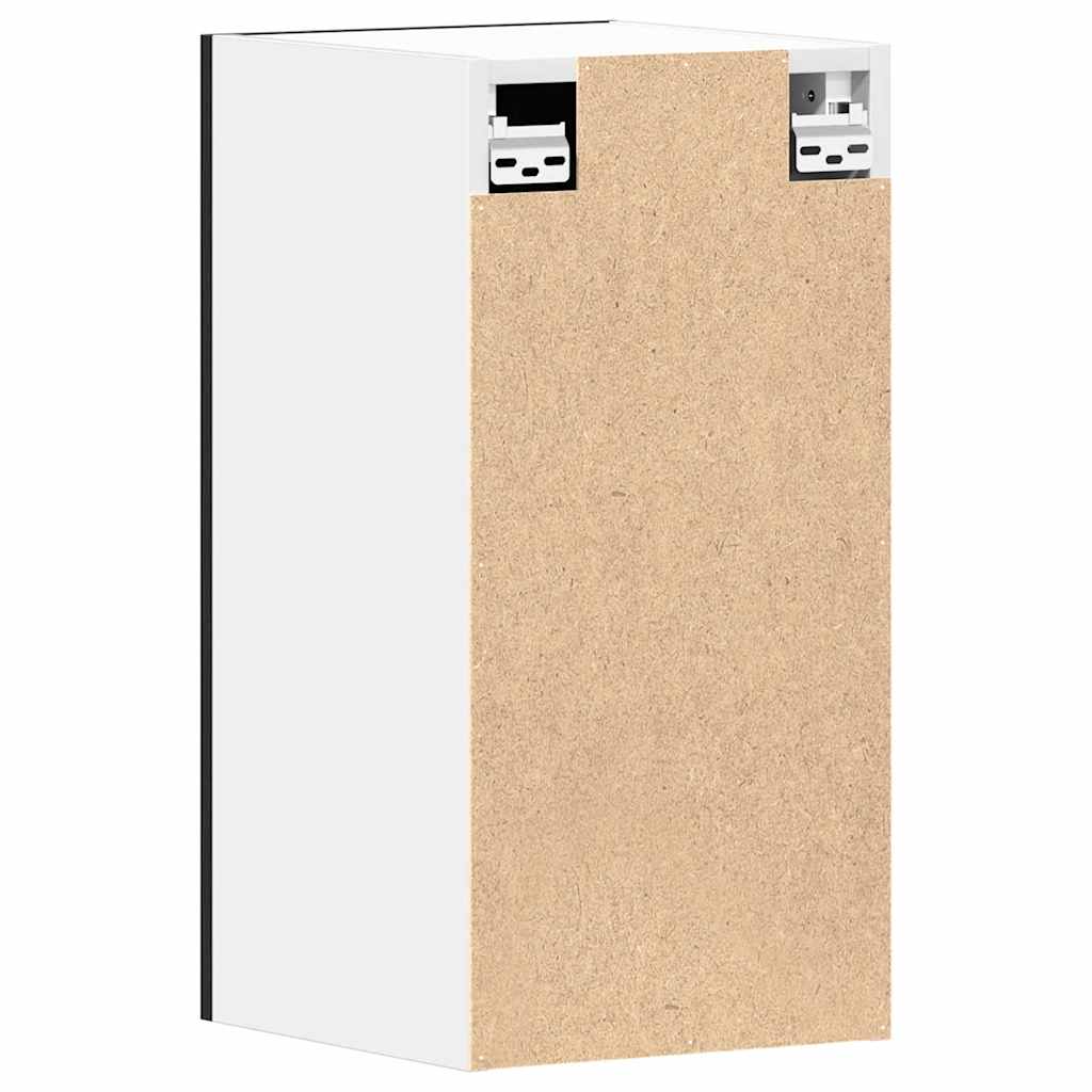 Hängeschrank Schwarz Eichen-Optik 30x31x60 cm Holzwerkstoff
