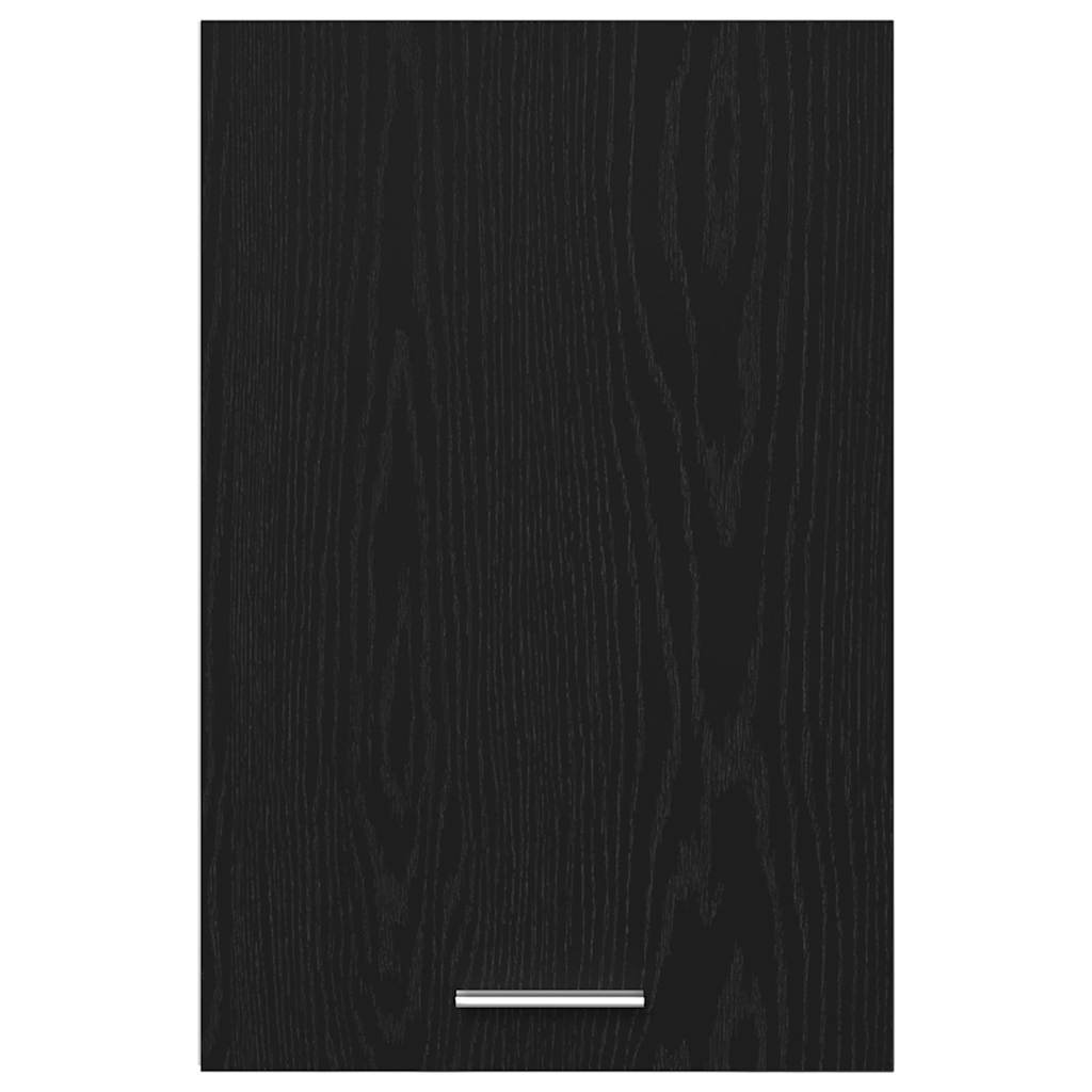 Hängeschrank Schwarz Eichen-Optik 40x31x60 cm Holzwerkstoff