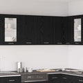 Hängeschrank Lyon Schwarz Eichen-Optik 80 x 31 x 60 cm