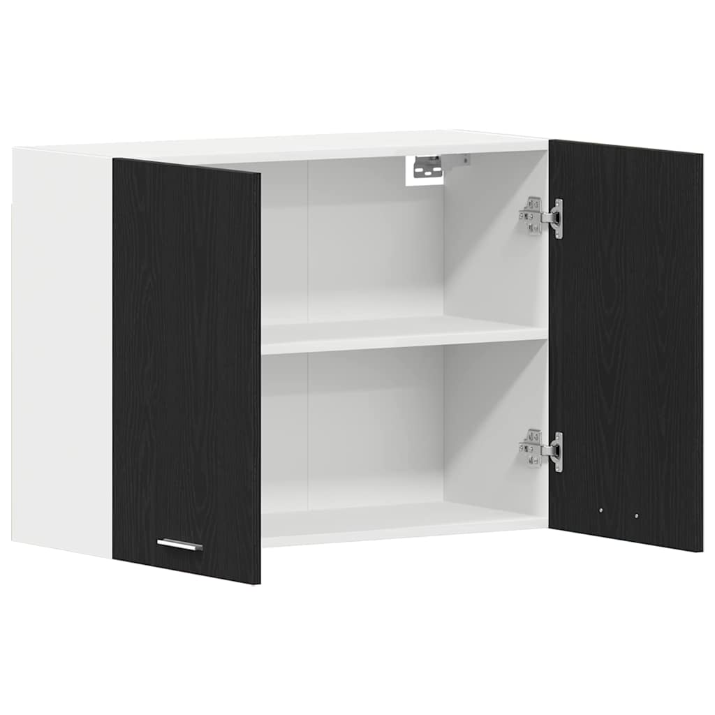 Hängeschrank Lyon Schwarz Eichen-Optik 80 x 31 x 60 cm