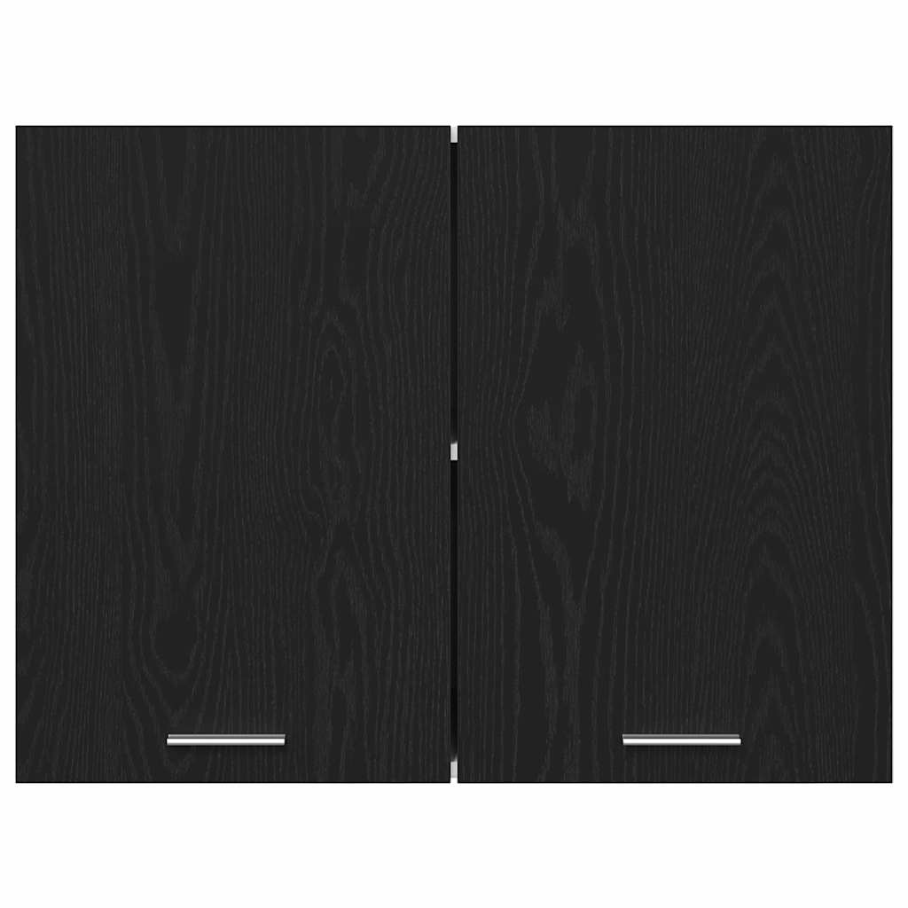 Hängeschrank Lyon Schwarz Eichen-Optik 80 x 31 x 60 cm