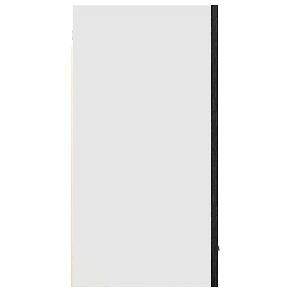 Hängeschrank Lyon Schwarz Eichen-Optik 80 x 31 x 60 cm