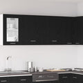 Hängeschrank Lyon 2 pcs Schwarz Eichen-Optik 50 x 31 x 60 cm