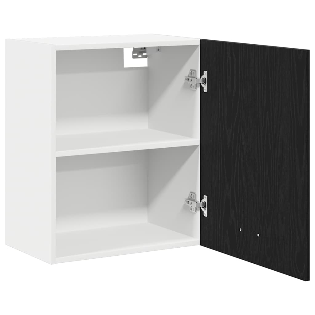 Hängeschrank Lyon 2 pcs Schwarz Eichen-Optik 50 x 31 x 60 cm