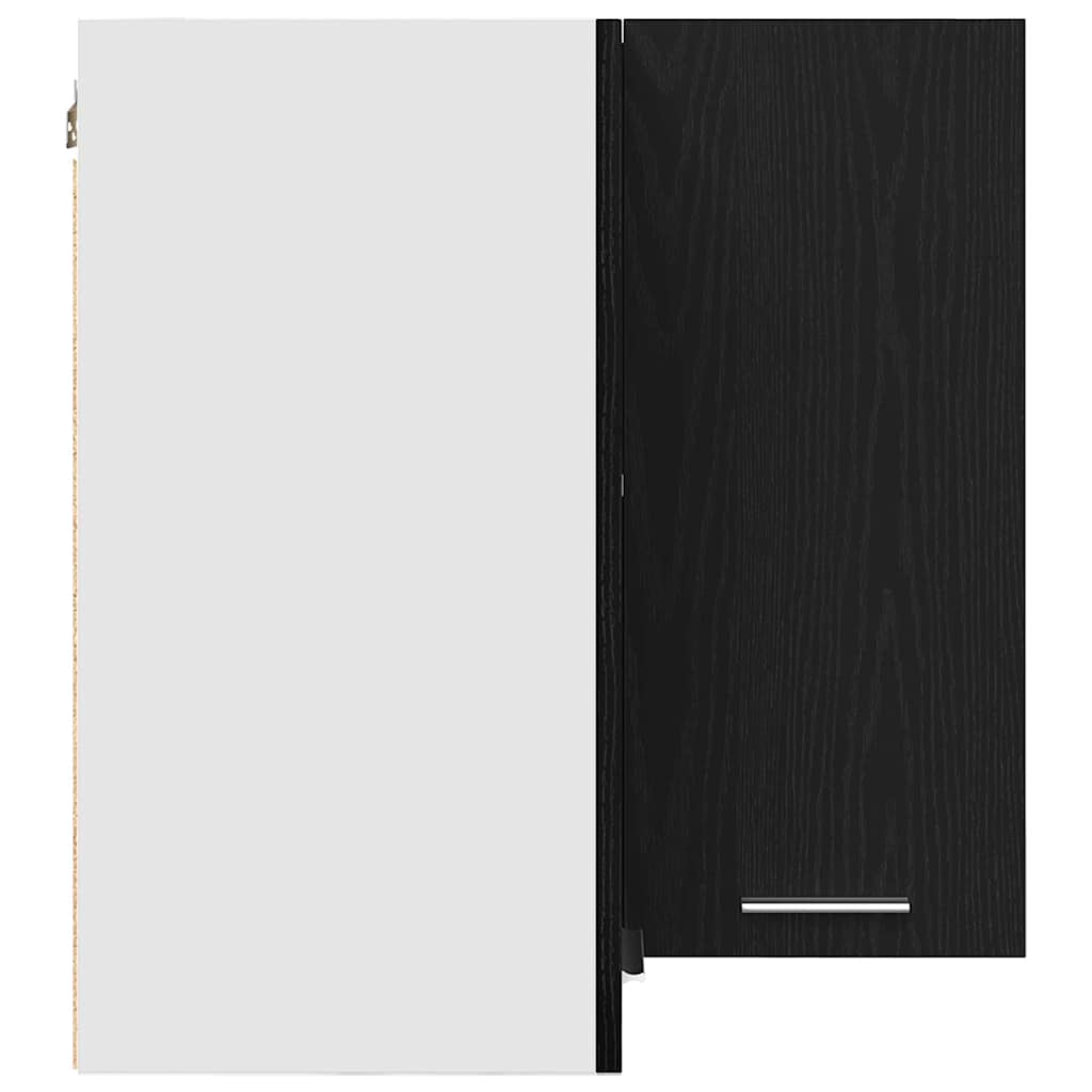 Hängeschrank Lyon Schwarz Eichen-Optik 57 x 57 x 60 cm