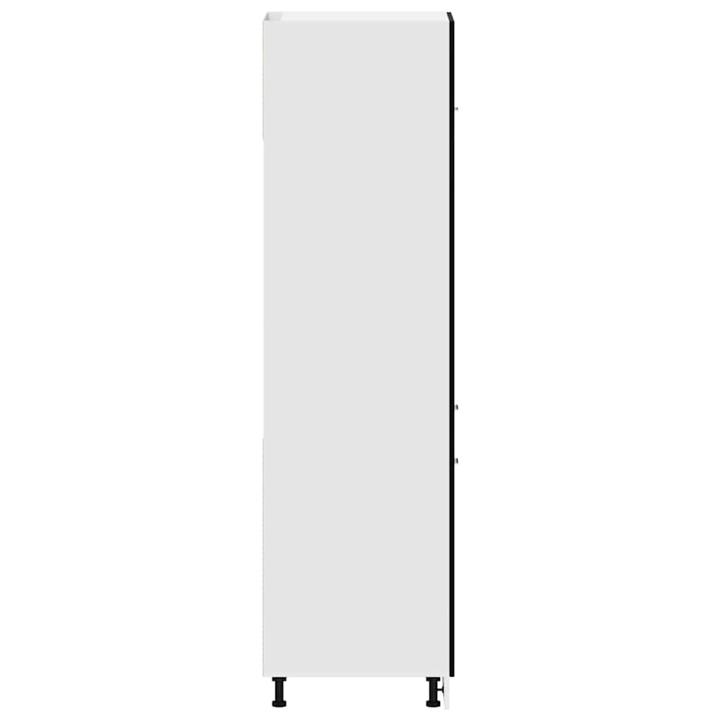 Hängeschrank Lyon Schwarz Eichen-Optik 60 x 31 x 207 cm