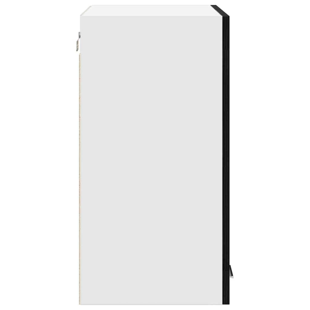 Hängeschrank Schwarz Eichen-Optik 60 x 31 x 60 cm Holzwerkstoff