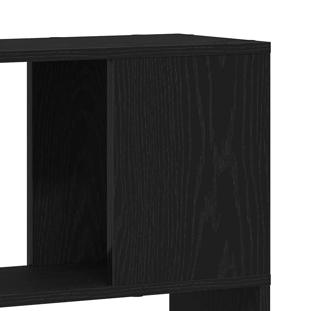 TV-Schrankset Schwarz 80 x 24 x 186 cm Holzwerkstoff
