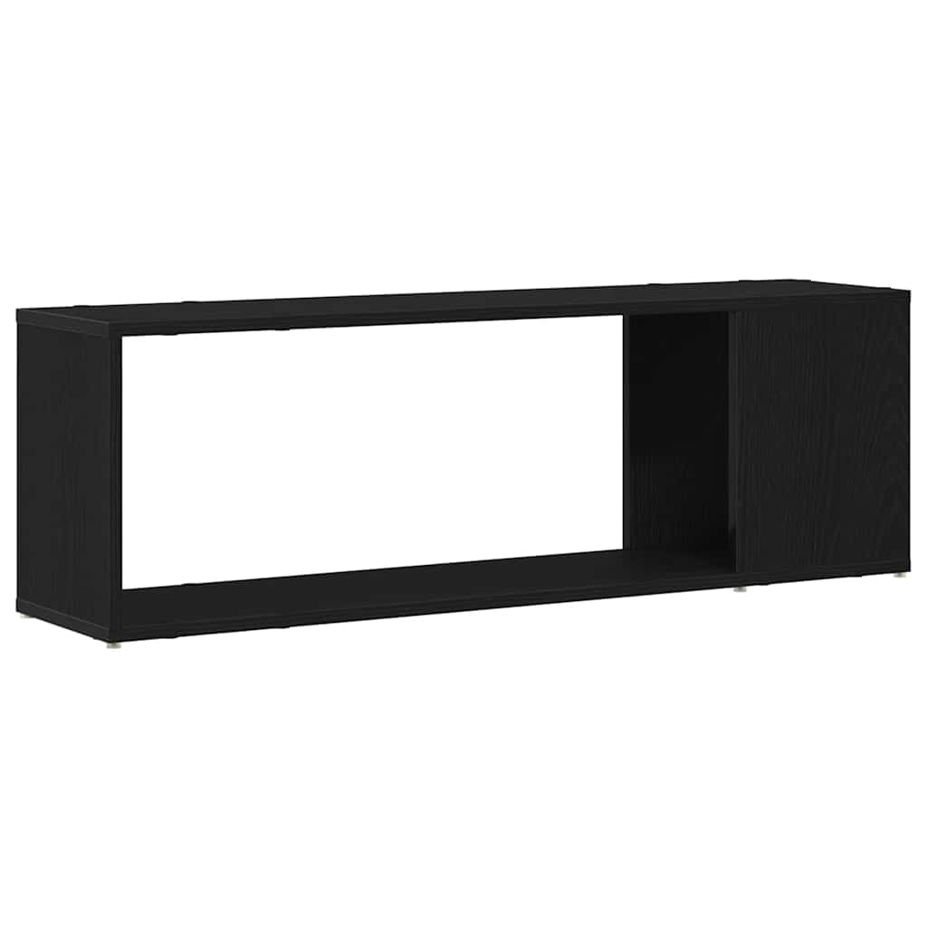 TV-Schrankset Schwarz 100 x 24 x 63 cm Holzwerkstoff
