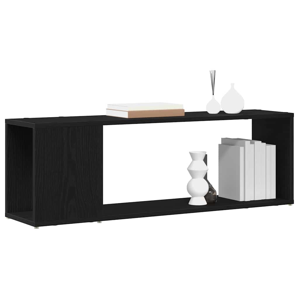 TV-Schrankset Schwarz 100 x 24 x 63 cm Holzwerkstoff