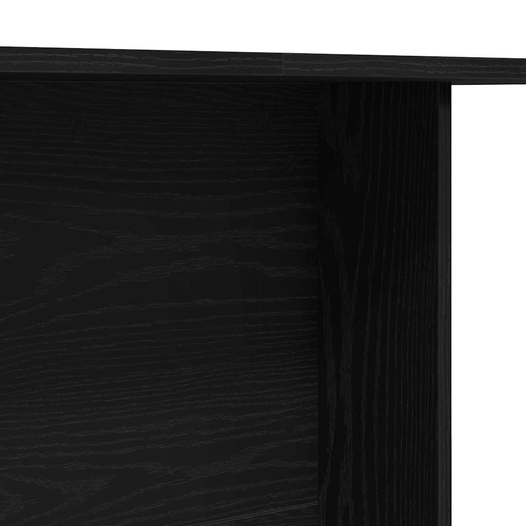 Esstisch Schwarz Eichen-Optik 110 x 60 x 75 cm Holzwerkstoff