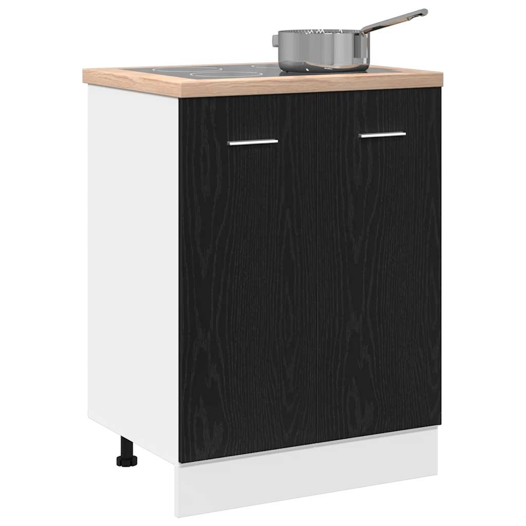 Unterschrank Schwarzeiche 60x46x81,5 cm Holzwerkstoff