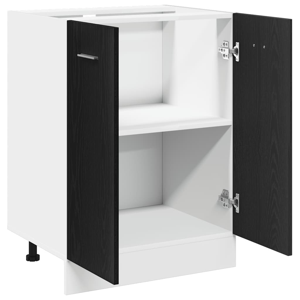 Unterschrank Schwarzeiche 60x46x81,5 cm Holzwerkstoff