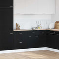 Hängeschrank mit Regal Schwarz Eichen-Optik 60 x 46 x 81,5 cm