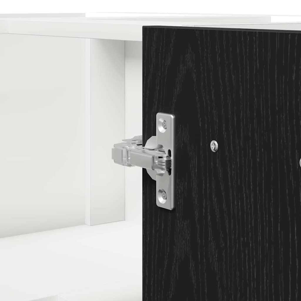 Hängeschrank Schwarz Eichen-Optik 75,5 x 75,5 x 80,5 cm