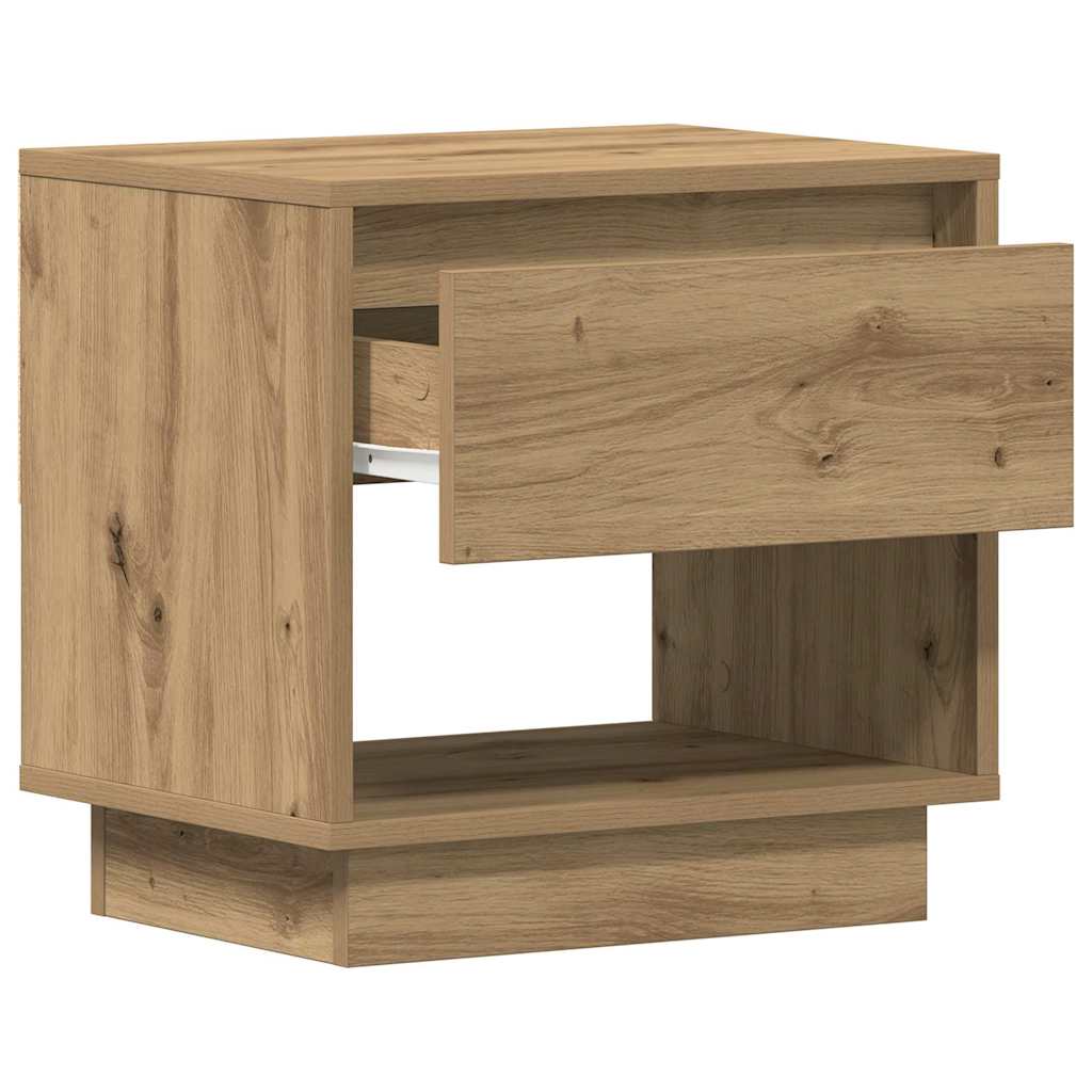 Nachttisch 2 pcs Artisan-Eiche 45 x 34 x 44 cm Holzwerkstoff