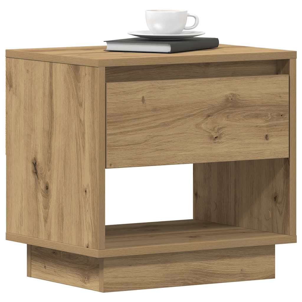 Nachttisch 2 pcs Artisan-Eiche 45 x 34 x 44 cm Holzwerkstoff