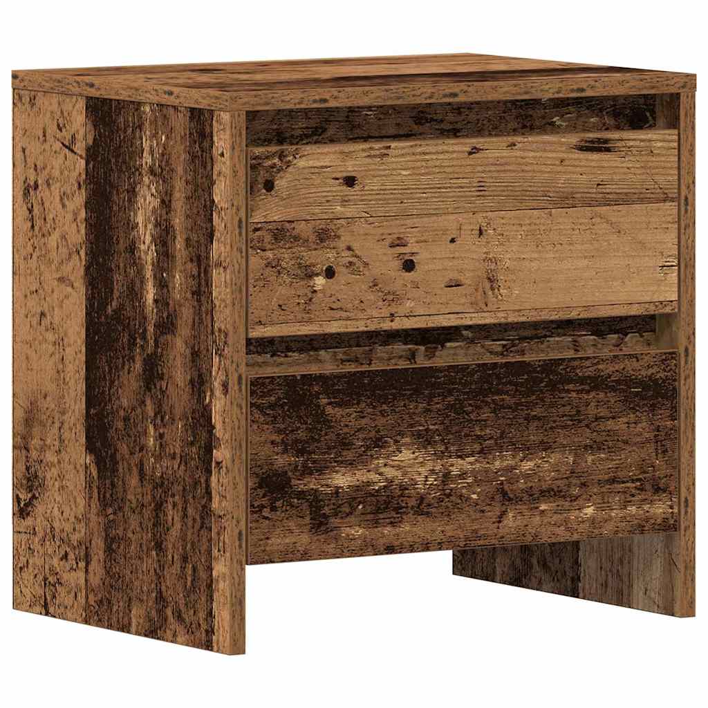 Nachttisch 2 pcs Altholz 45 x 34 x 44,5 cm Holzwerkstoff