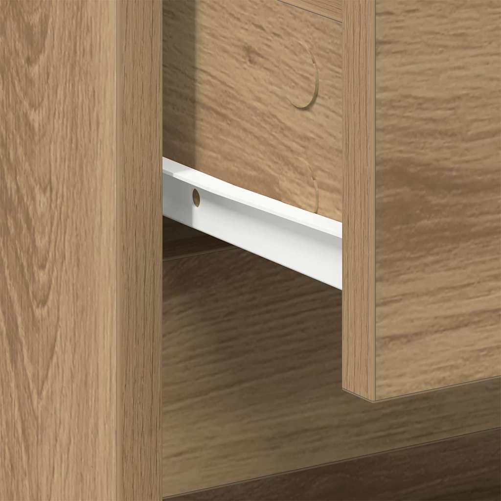 Nachttisch 2 pcs Artisan-Eiche 45 x 34 x 44,5 cm Holzwerkstoff