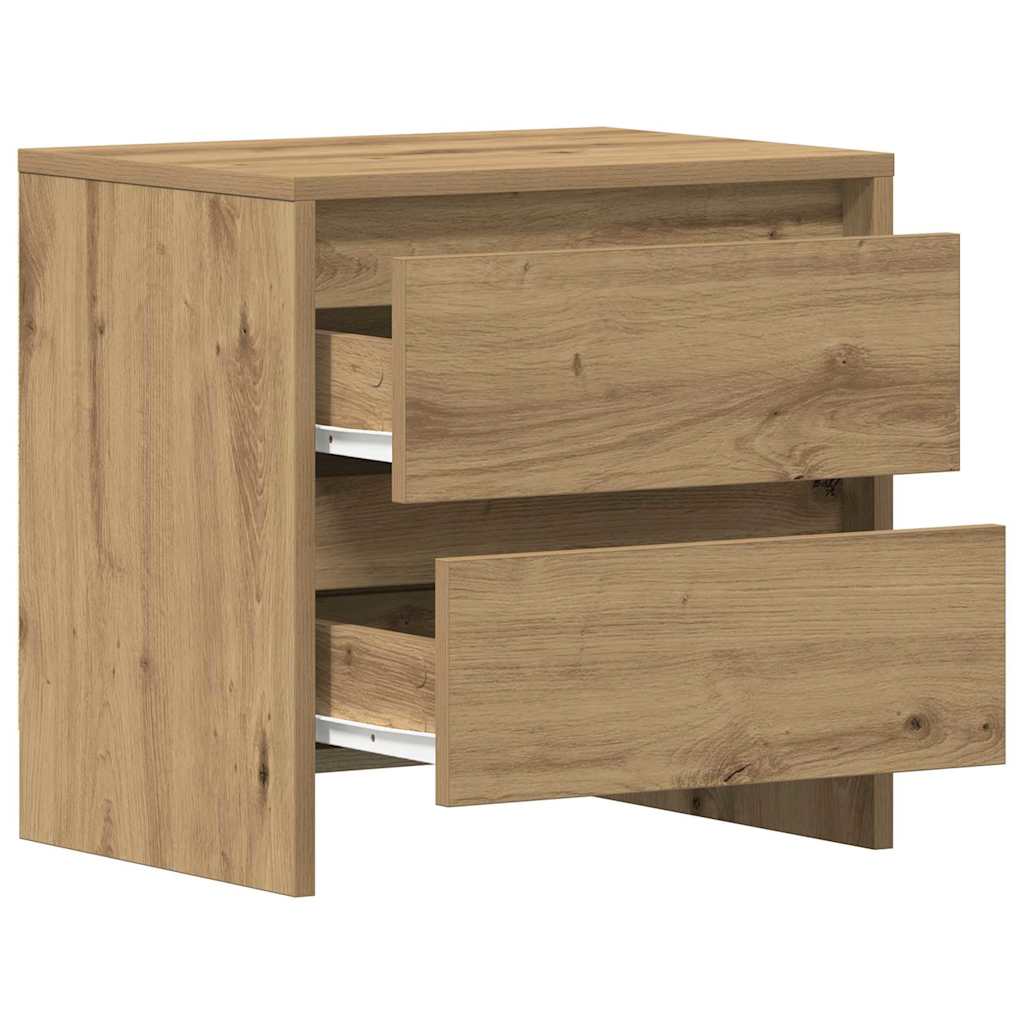 Nachttisch 2 pcs Artisan-Eiche 45 x 34 x 44,5 cm Holzwerkstoff