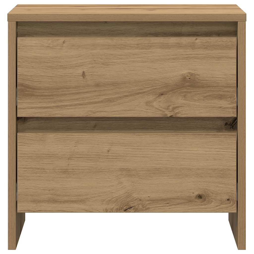 Nachttisch 2 pcs Artisan-Eiche 45 x 34 x 44,5 cm Holzwerkstoff