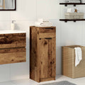 Badezimmerschrank mit Tür Altholz 32 x 34 x 90 cm Holzwerkstoff