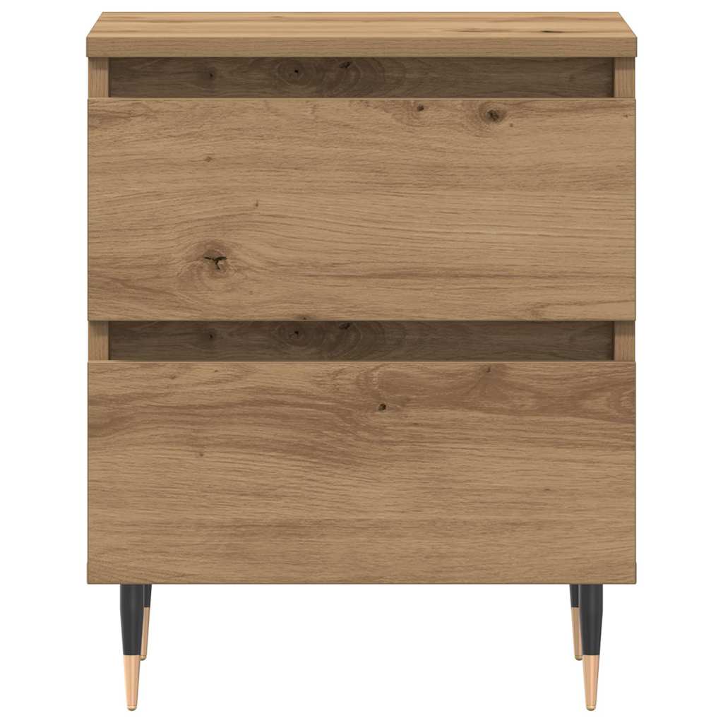 Nachttisch 2 pcs Artisan-Eiche 40 x 35 x 50 cm Holzwerkstoff