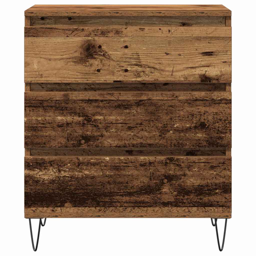 Sideboard mit Schubladen Altholz 60 x 35 x 70 cm Holzwerkstoff
