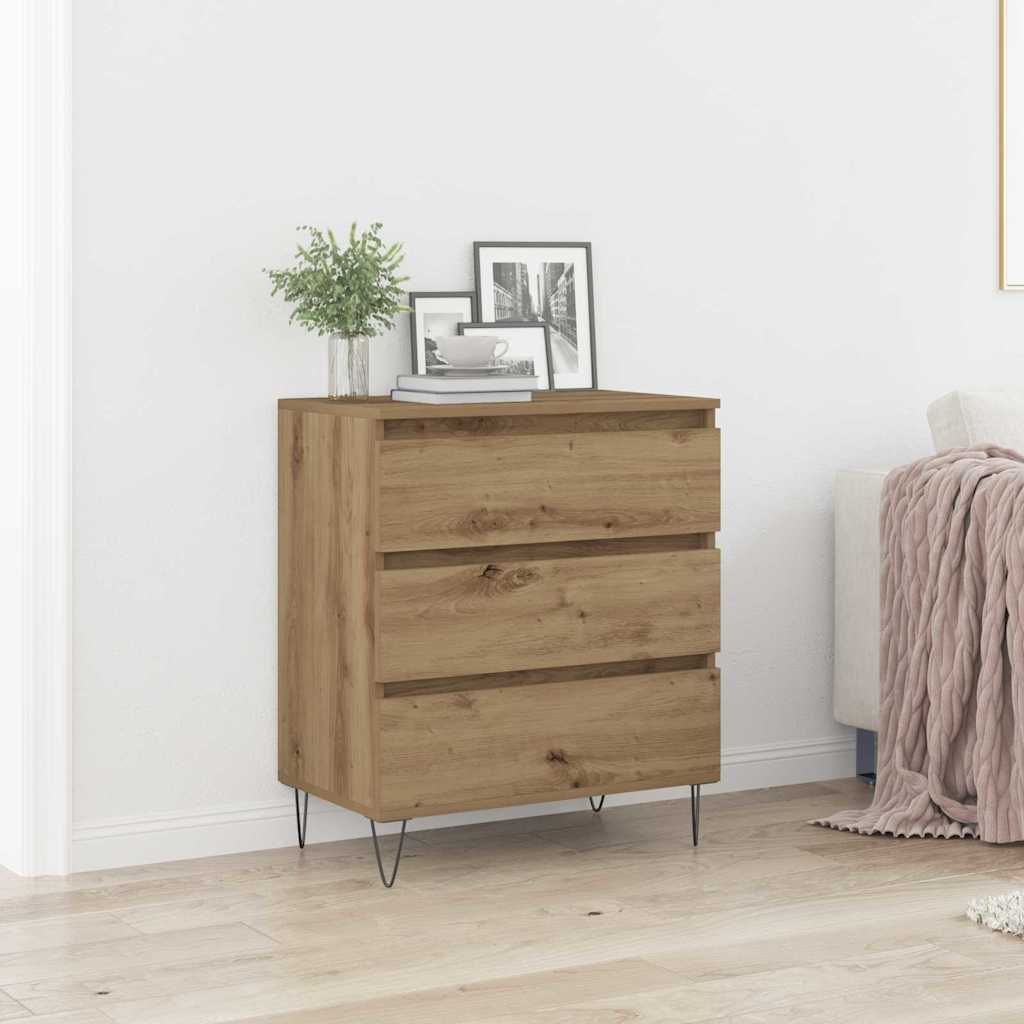 Sideboard Artisan-Eiche 60 x 35 x 70 cm Holzwerkstoff