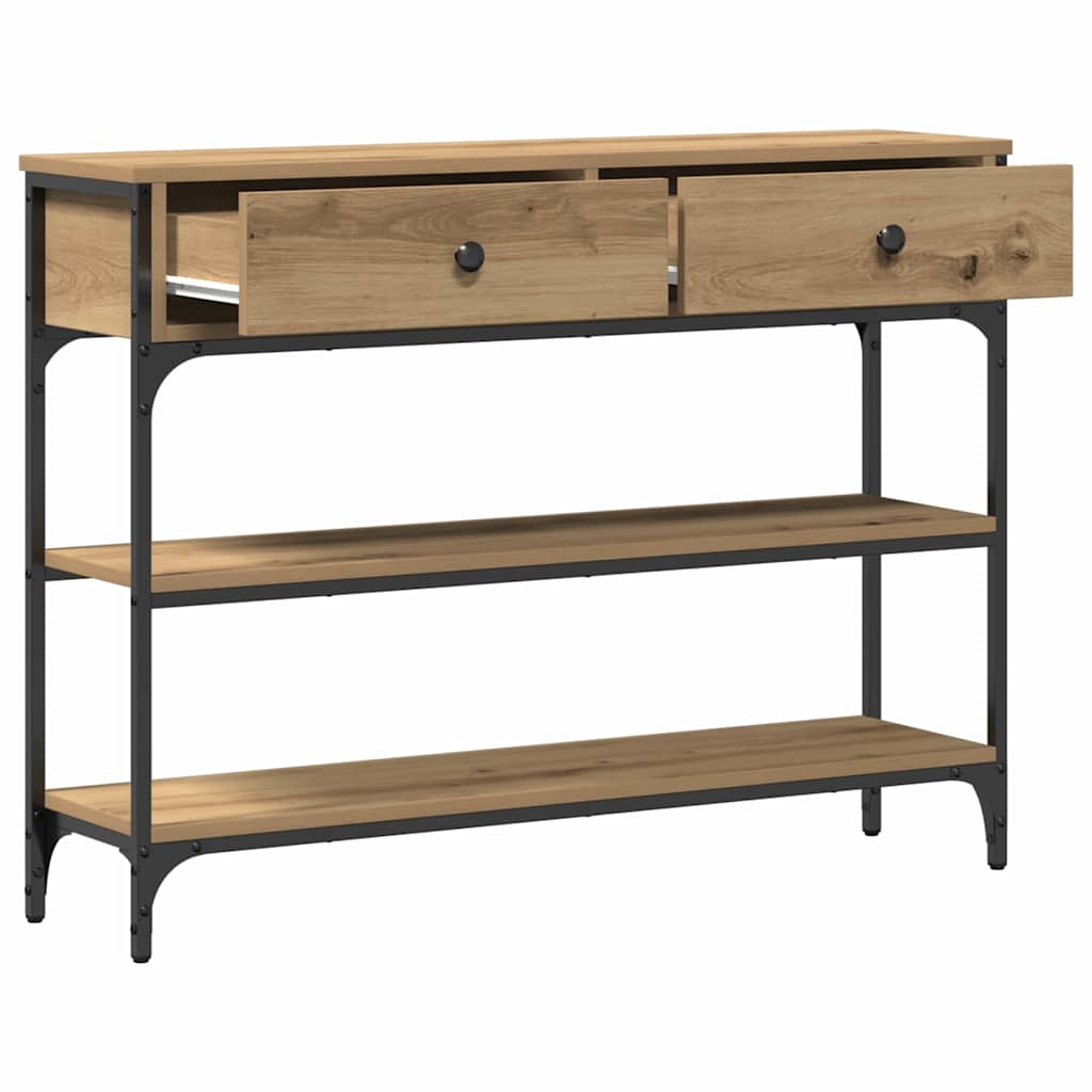 Konsolentisch Artisan-Eiche 100 x 25 x 75 cm Holzwerkstoff