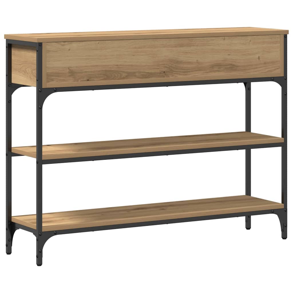 Konsolentisch Artisan-Eiche 100 x 25 x 75 cm Holzwerkstoff