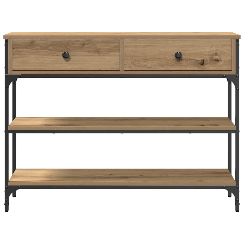Konsolentisch Artisan-Eiche 100 x 25 x 75 cm Holzwerkstoff