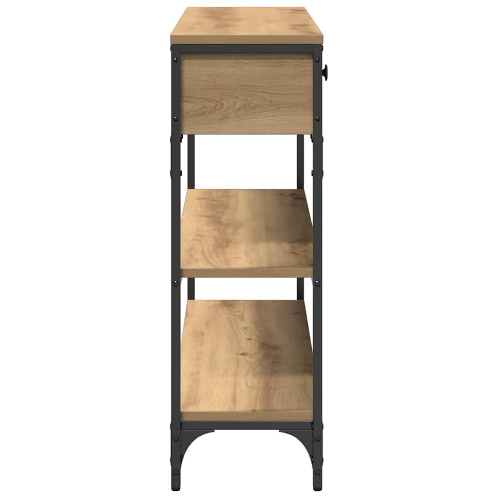 Konsolentisch Artisan-Eiche 100 x 25 x 75 cm Holzwerkstoff