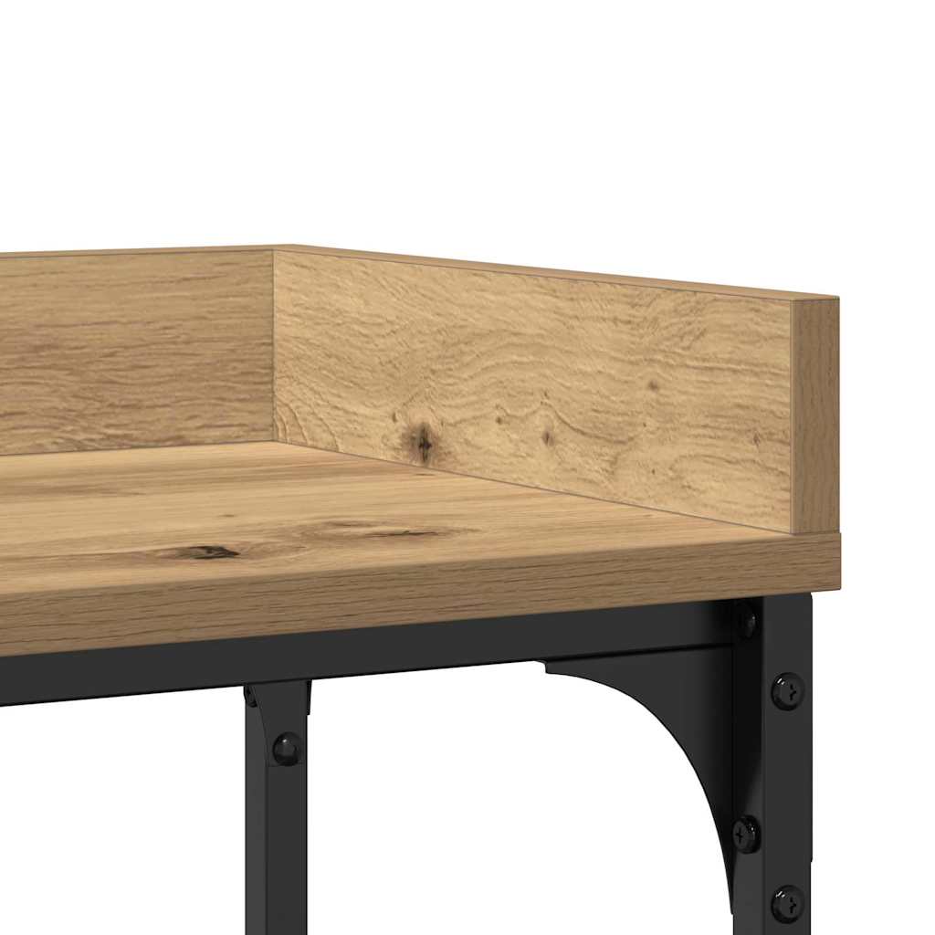 Konsolentisch mit Regal Artisan-Eiche 100 x 30 x 80 cm