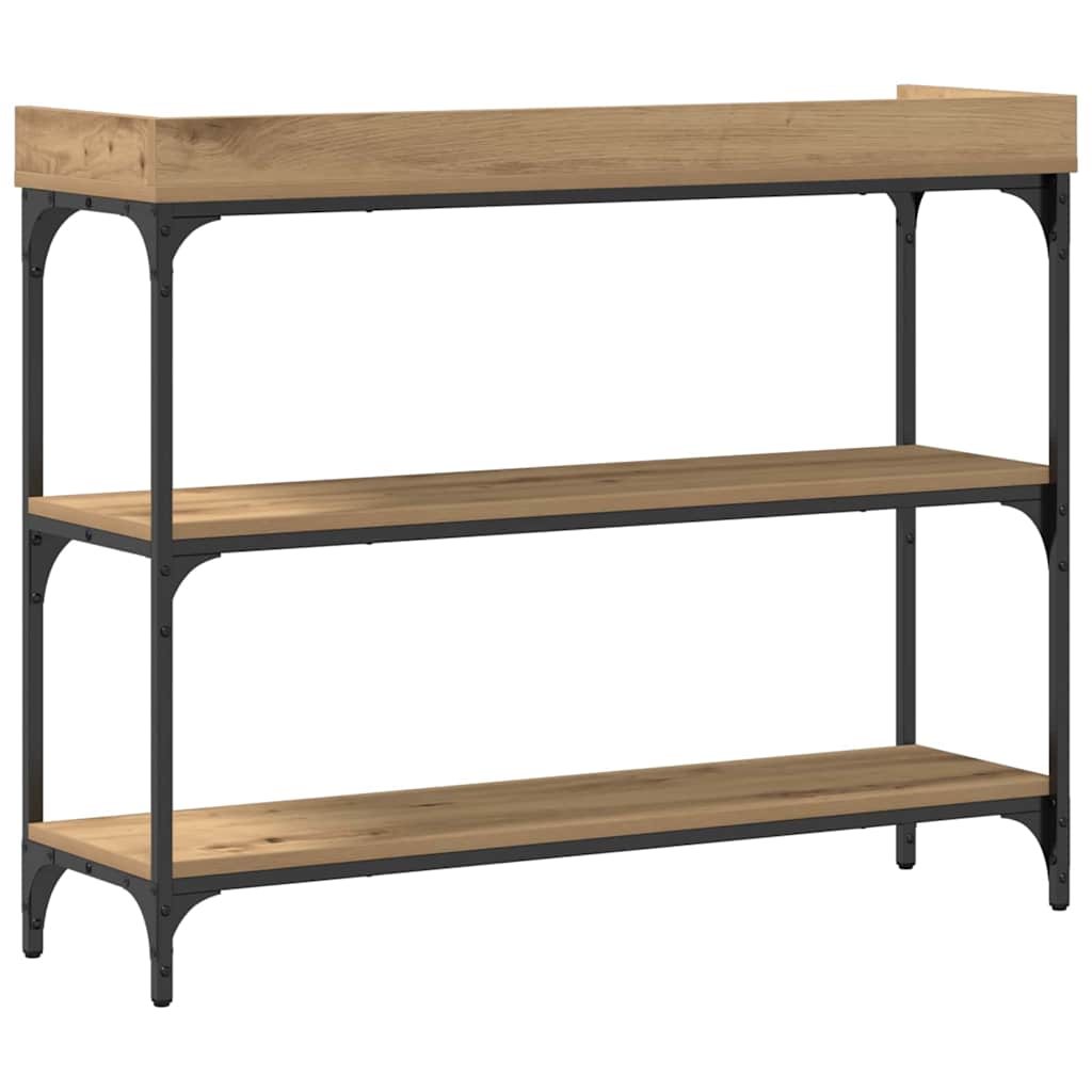 Konsolentisch mit Regal Artisan-Eiche 100 x 30 x 80 cm