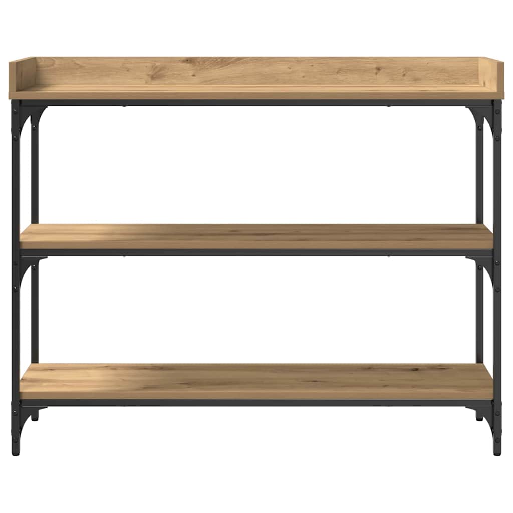 Konsolentisch mit Regal Artisan-Eiche 100 x 30 x 80 cm