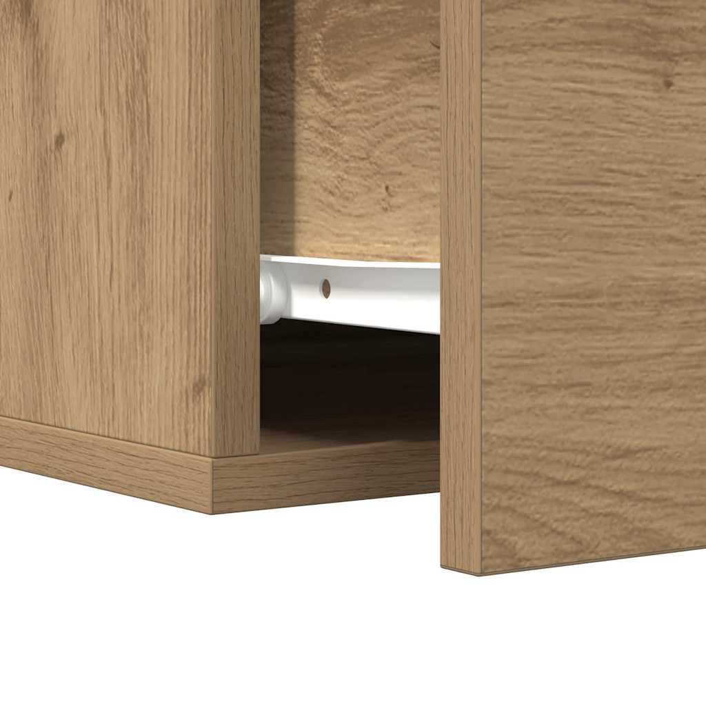 Nachttisch 2 pcs Artisan-Eiche 35 x 35 x 20 cm Holzwerkstoff